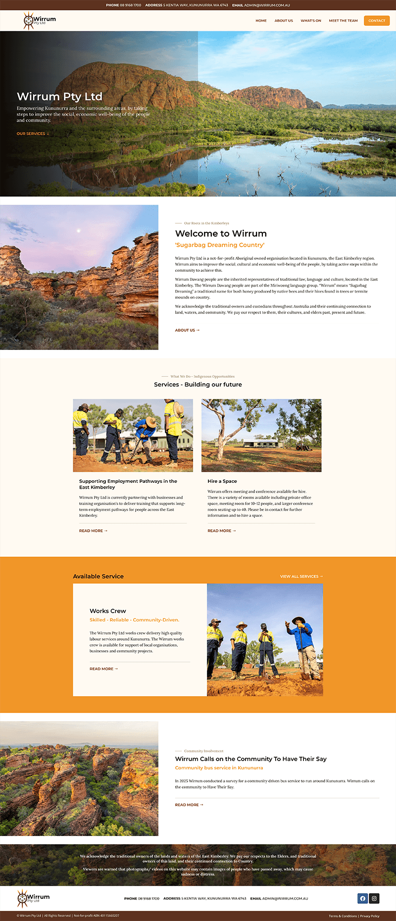Wirrum Pty Ltd website.